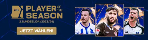 Vote now for the player of the season in the 2nd Bundesliga.